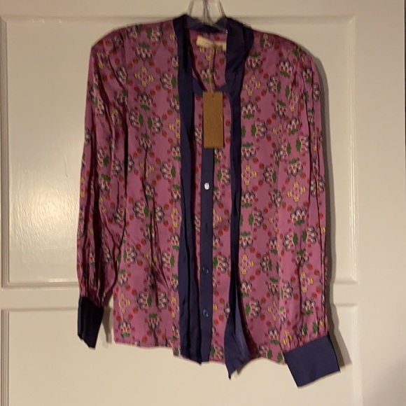 NEW WITH TAGS B. YELLOWTAIL JoRee Bow Blouse - Picture 3 of 5